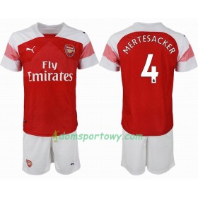 Koszulka Arsenal MERTESACKER 4 Dziecięcy Domowe Koszulki Piłkarskie 2018-2019 Krótki Rękaw